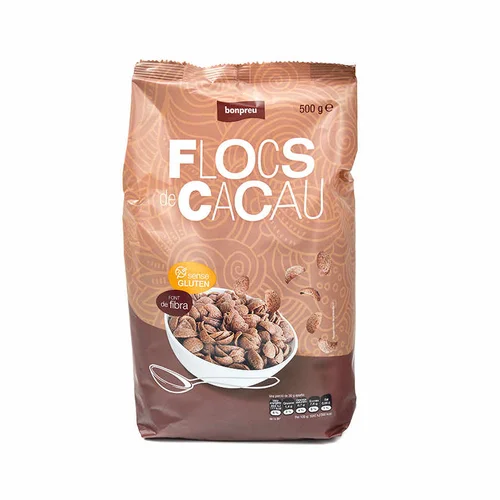 BONPREU Cereales rellenos de leche