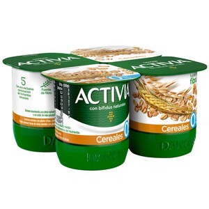 ACTIVIA Iogurt 0% fibres amb cereals