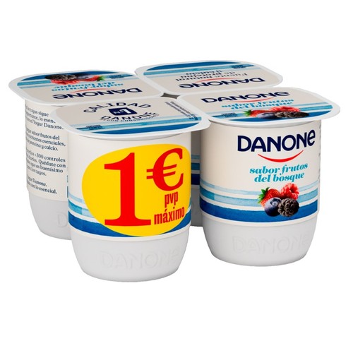 DANONE Iogurt amb gust de fruits del bosc