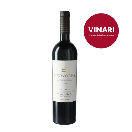CÉRVOLES Vi negre ecològic DO Costers del Segre Km0