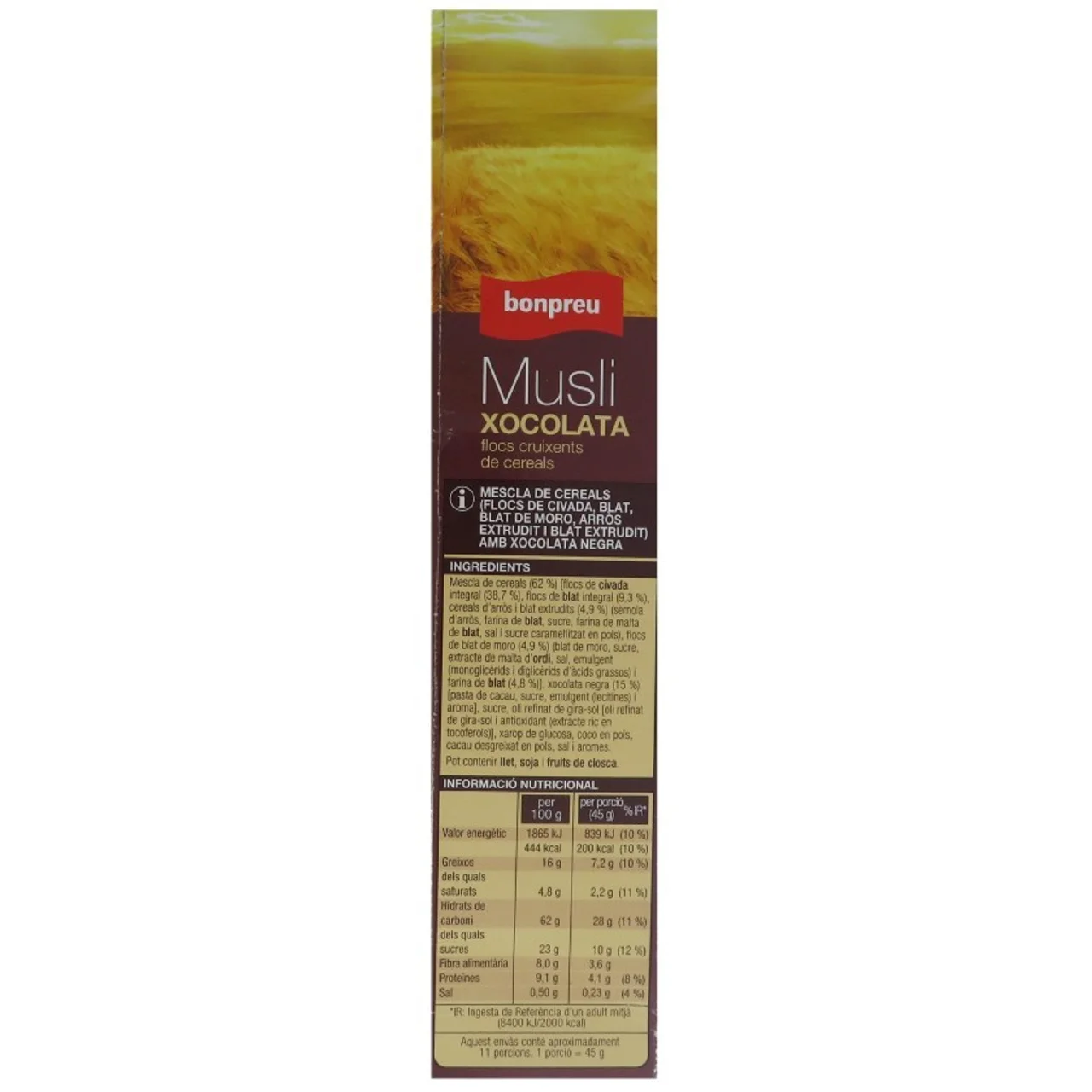 BONPREU Cereales muesli de chocolate