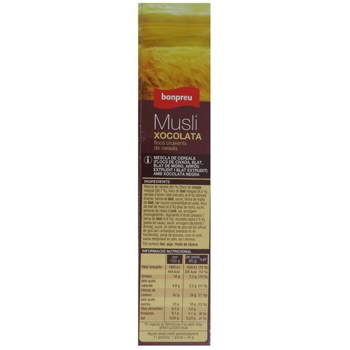 BONPREU Cereals musli de xocolata