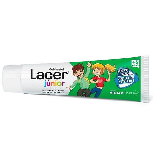 LACER JÚNIOR Gel dental gust a menta