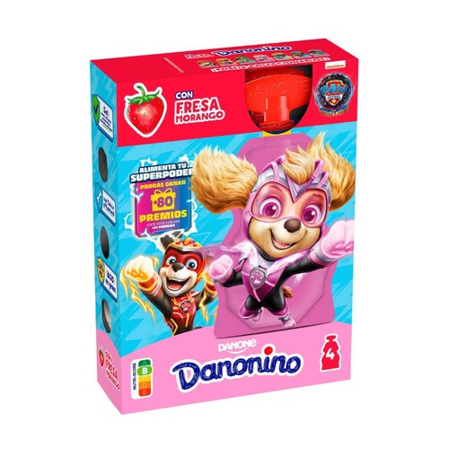 DANONINO Iogurt per beure de maduixa