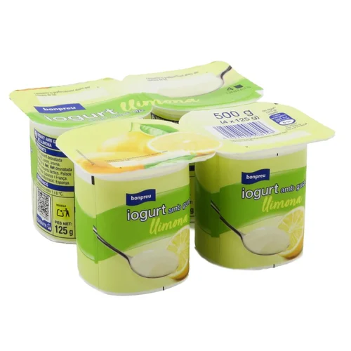 BONPREU Yogur con sabor a macedonia
