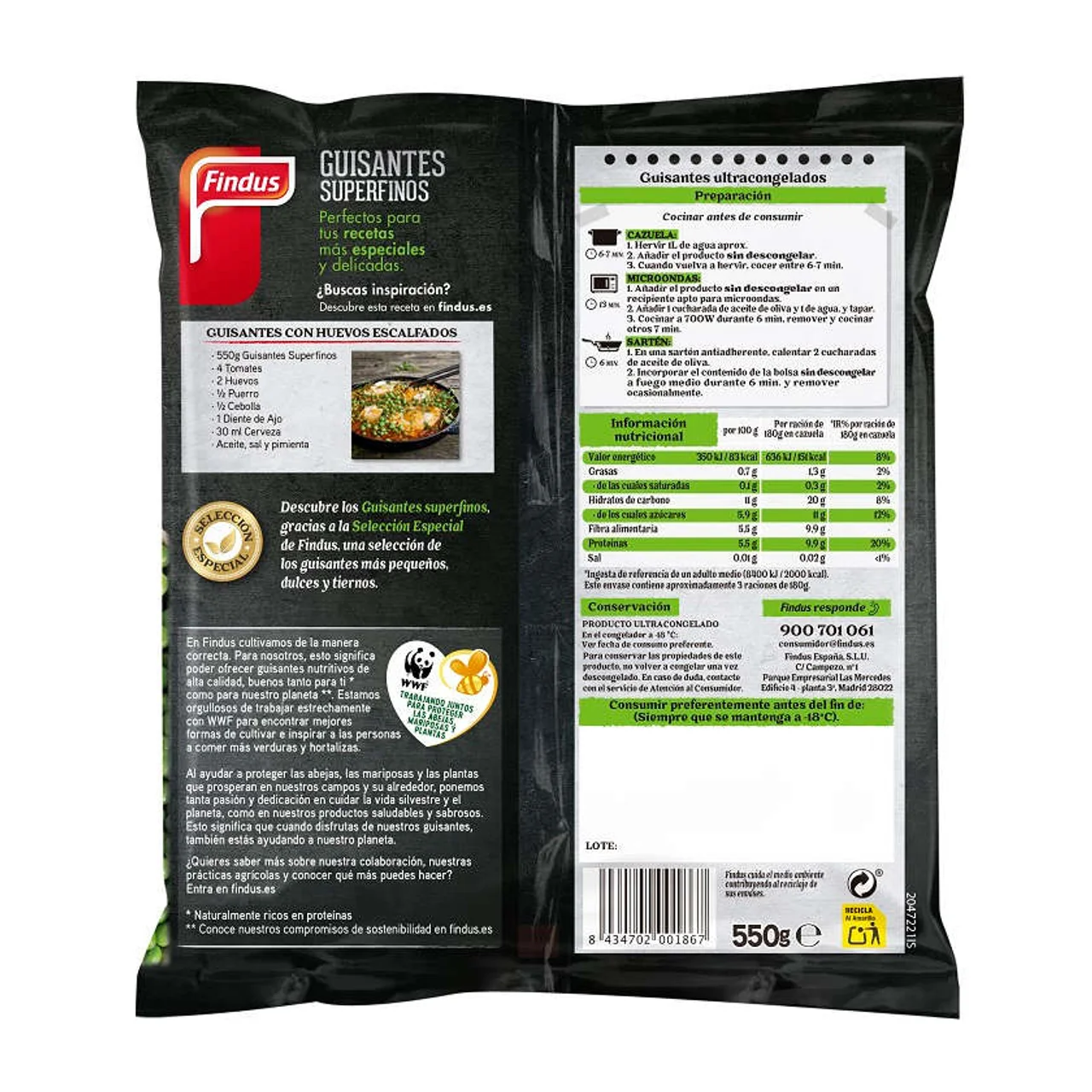 Guisantes super finos