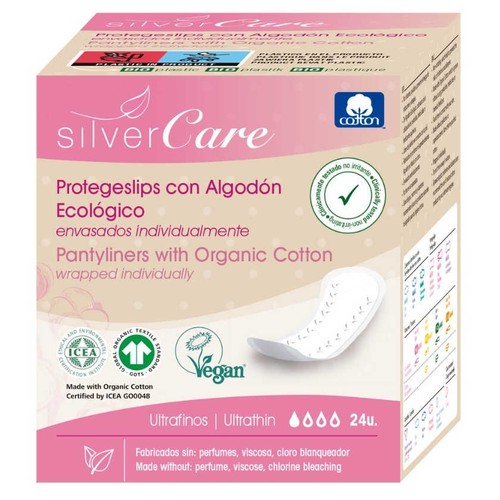 SILVERCARE Protector íntim de cotó ecològic ultrafí