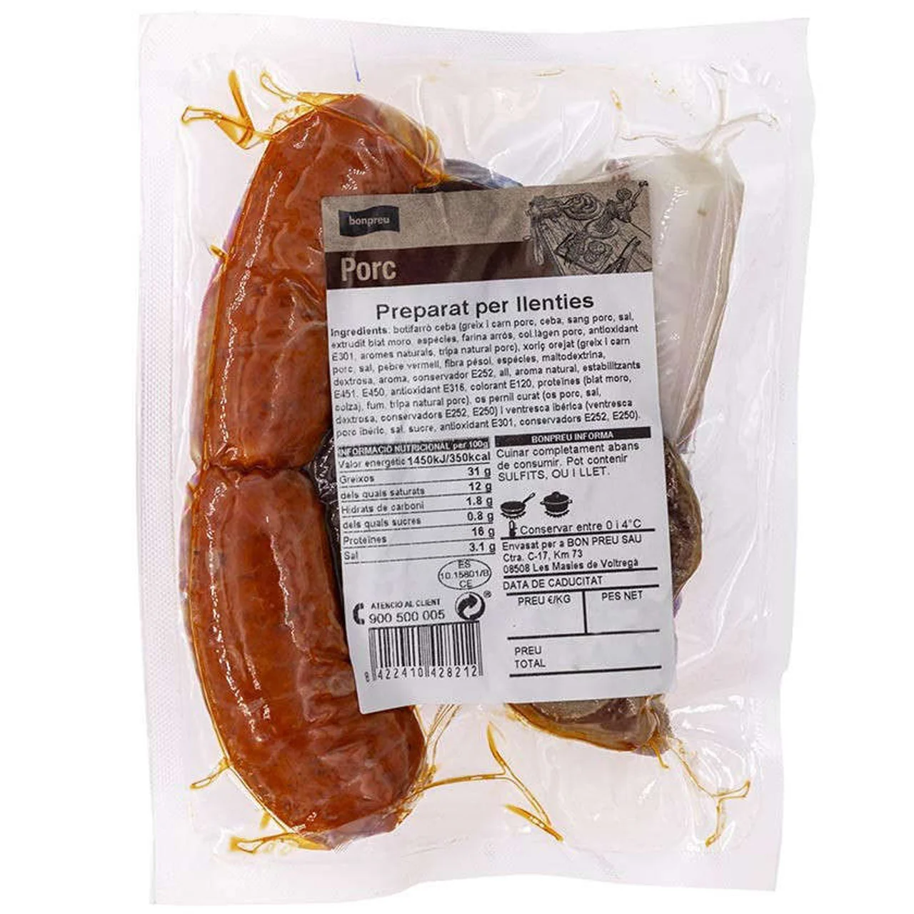 BONPREU Preparado para lentejas