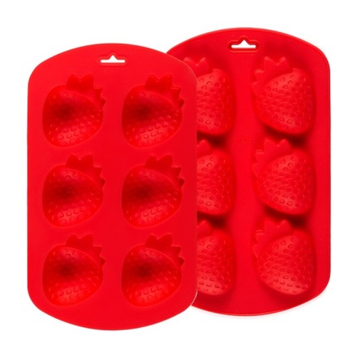  Motlle de silicona per a 6 glaçons de fruita