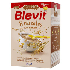 Imagen de BLEVIT Farinetes de 8 cereals i cacau superfibra