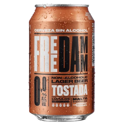 Cerveza sin alcohol en lata