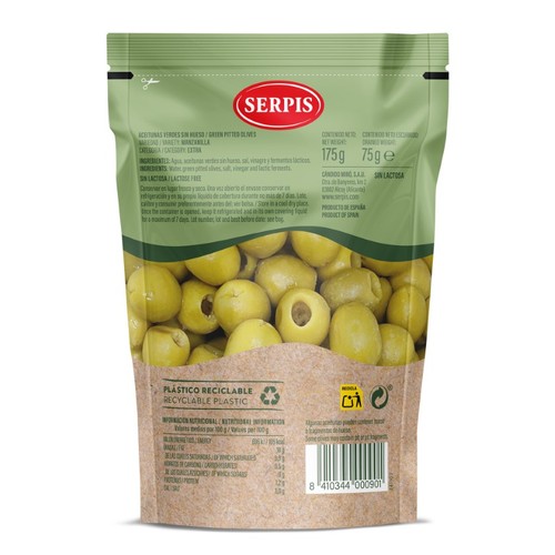 SERPIS Olives verdes sense pinyol