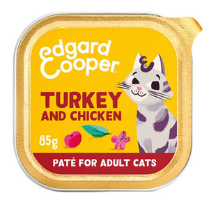 EDGARD & COOPER Comida húmeda de pavo y pollo 0.085kg