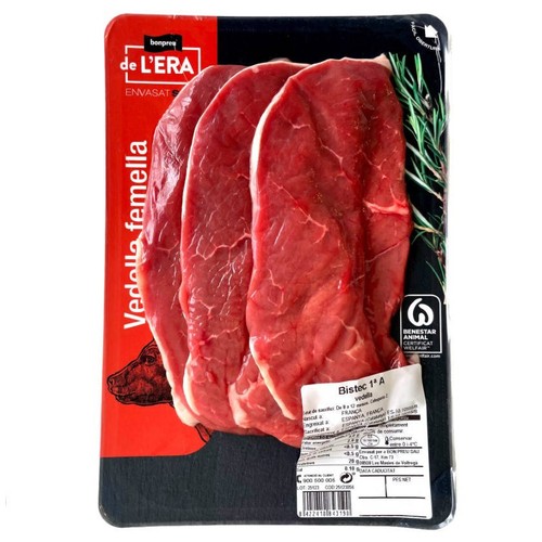 BONPREU DE L'ERA Bistec 1ªA de vedella