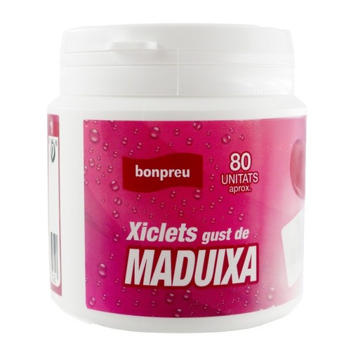BONPREU Xiclets amb gust de maduixa sense sucres