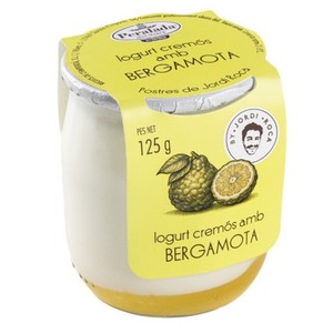 Yogur cremoso con bergamota by Jordi Roca