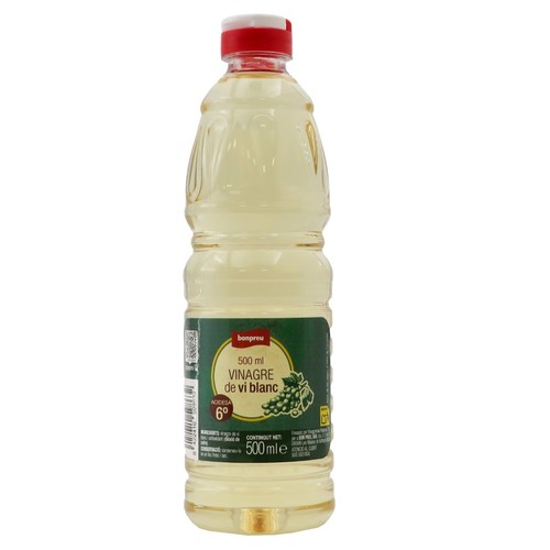 BONPREU Vinagre de vi blanc