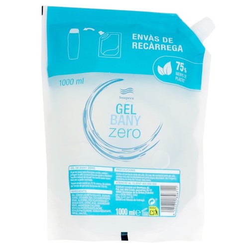 BONPREU Gel de bany zero