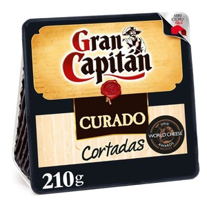Imagen de GRAN CAPITAN Formatge curat tallat