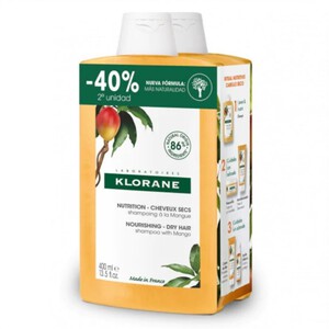 KLORANE Champú al mango 2 por envase