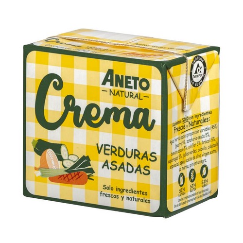 ANETO Crema de verdures rostides