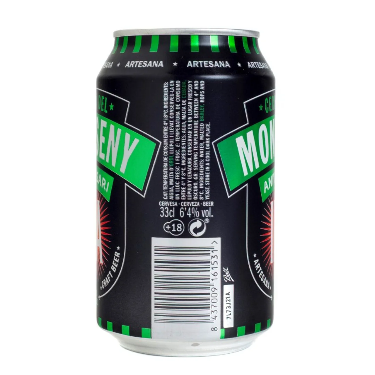 Cerveza de alta fermentación en lata
