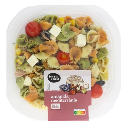 TERRA I TAST Ensalada de arroz, garbanzos y tres quinoas con vinagreta