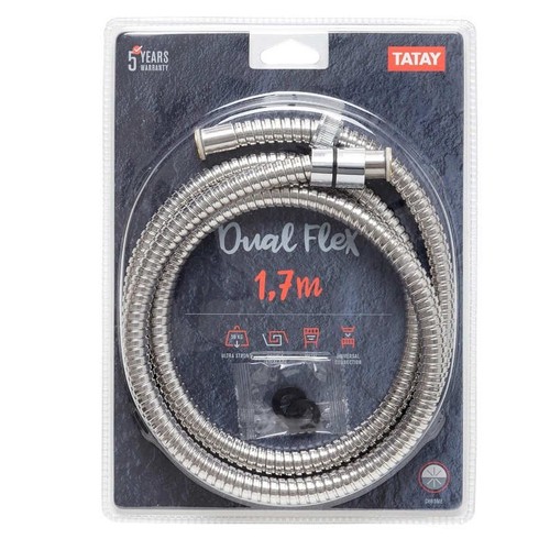 TATAY Mànega de dutxa Dual Flex 1,7m