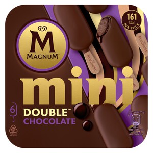 MAGNUM Gelat mini doble de xocolata