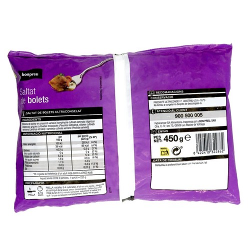 BONPREU Saltat de bolets