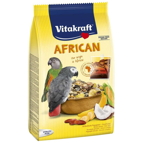 VITAKRAFT Menjar complet per a lloros grisos African