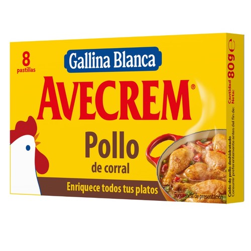 AVECREM Brou de pollastre en pastilles
