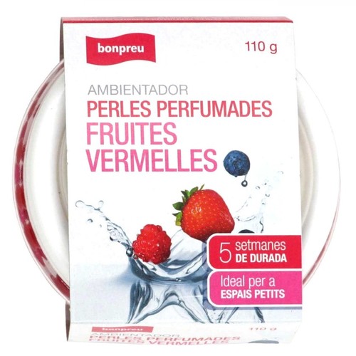 BONPREU Ambientador de perles perfumades Fruites Vermelles