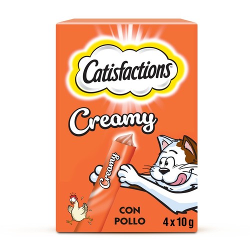 CATISFACTIONS Snack de pollastre Creamy per a gat