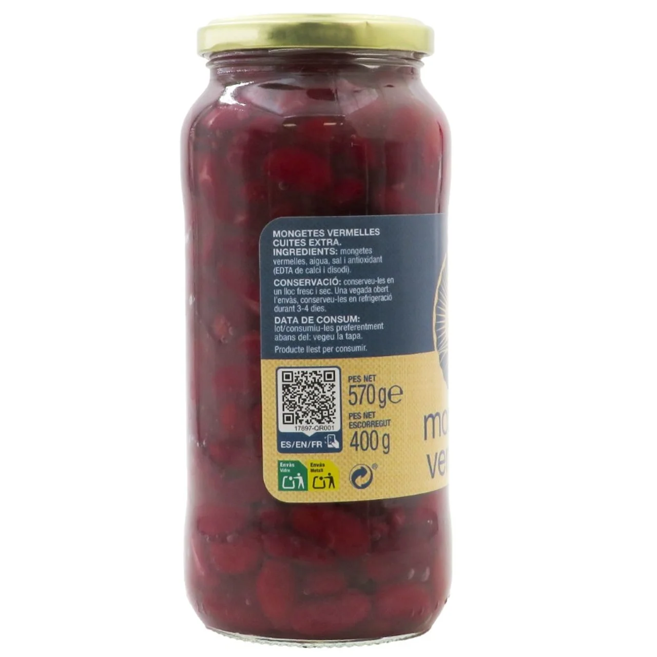 BONPREU Judías rojas cocidas extra