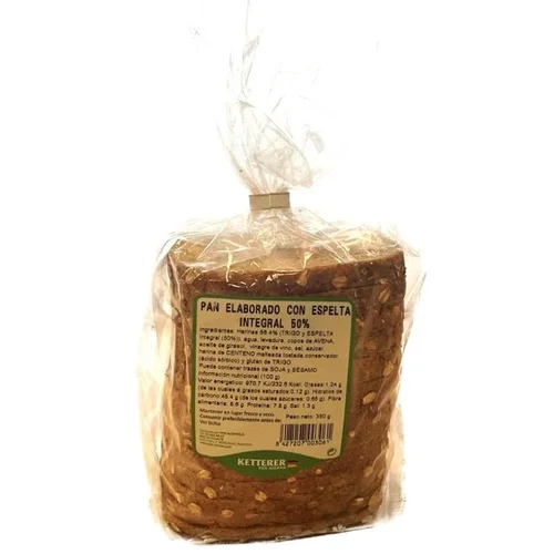 Pan de molde de sarraceno y espelta