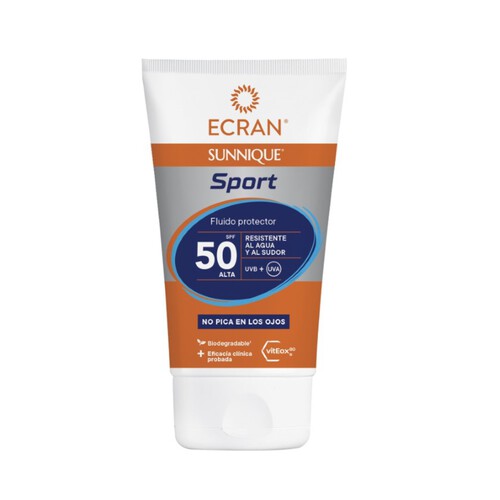 ECRAN SUNNIQUE Crema facial protectora FPS 50 sport