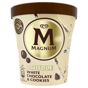 Imagen de MAGNUM Gelat de xocolata blanca amb cookies