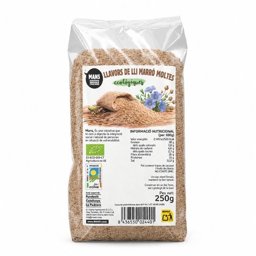 MANS Llavors de lli mòltes ecològiques