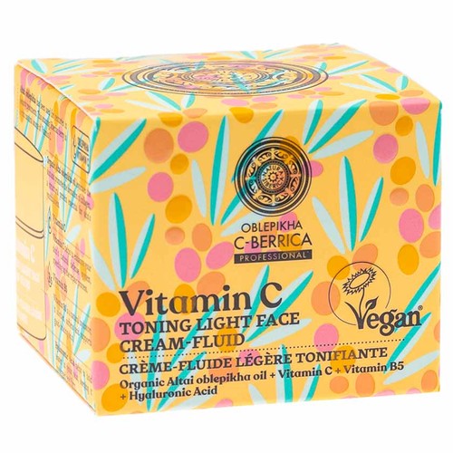 NATURA SIBERICA Crema facial tonificant de dia C-Berrica