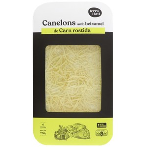 TERRA I TAST Canelones de carne asada con bechamel 6u.
