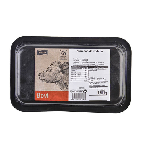 BONPREU Xurrasco de vedella