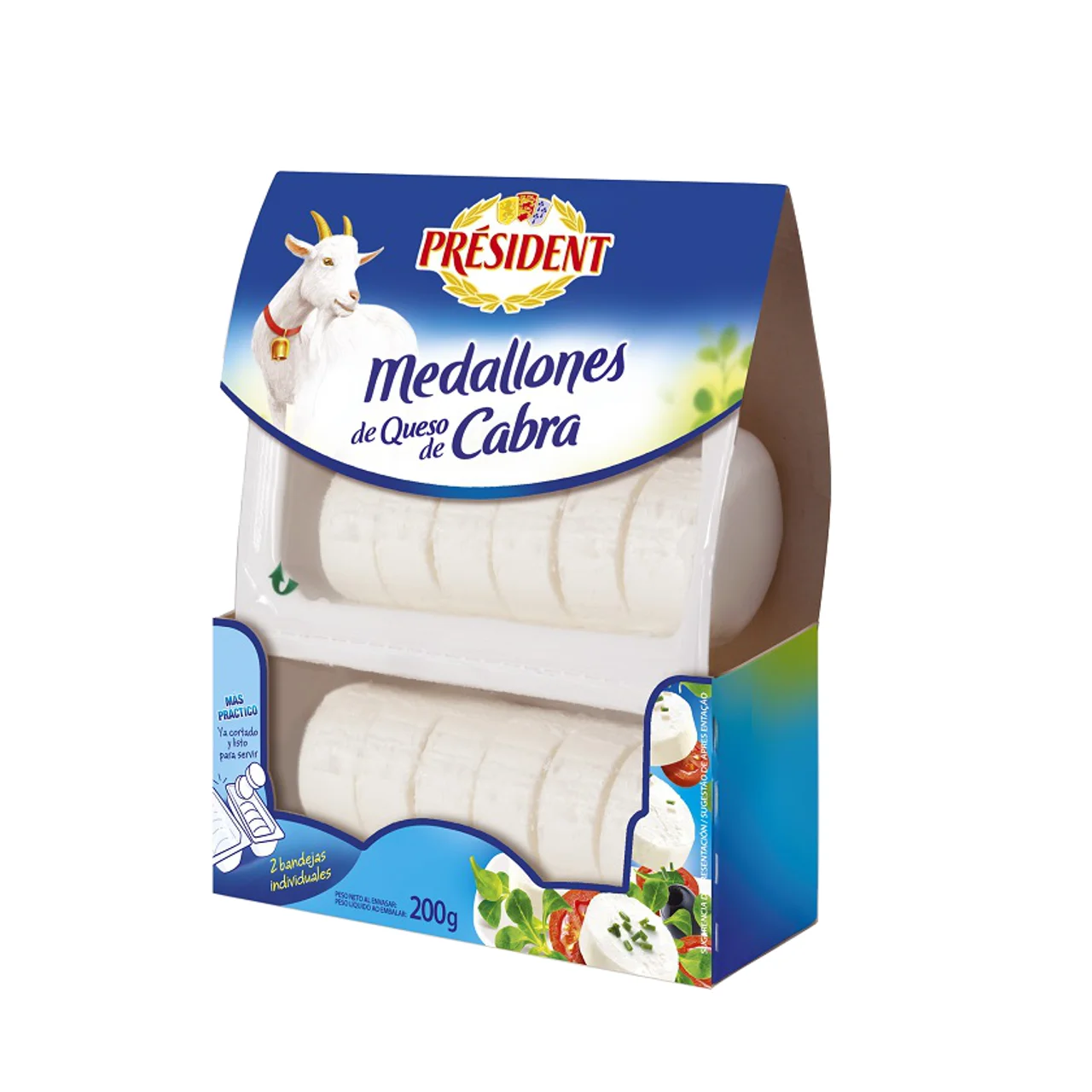 Queso de cabra a medallones