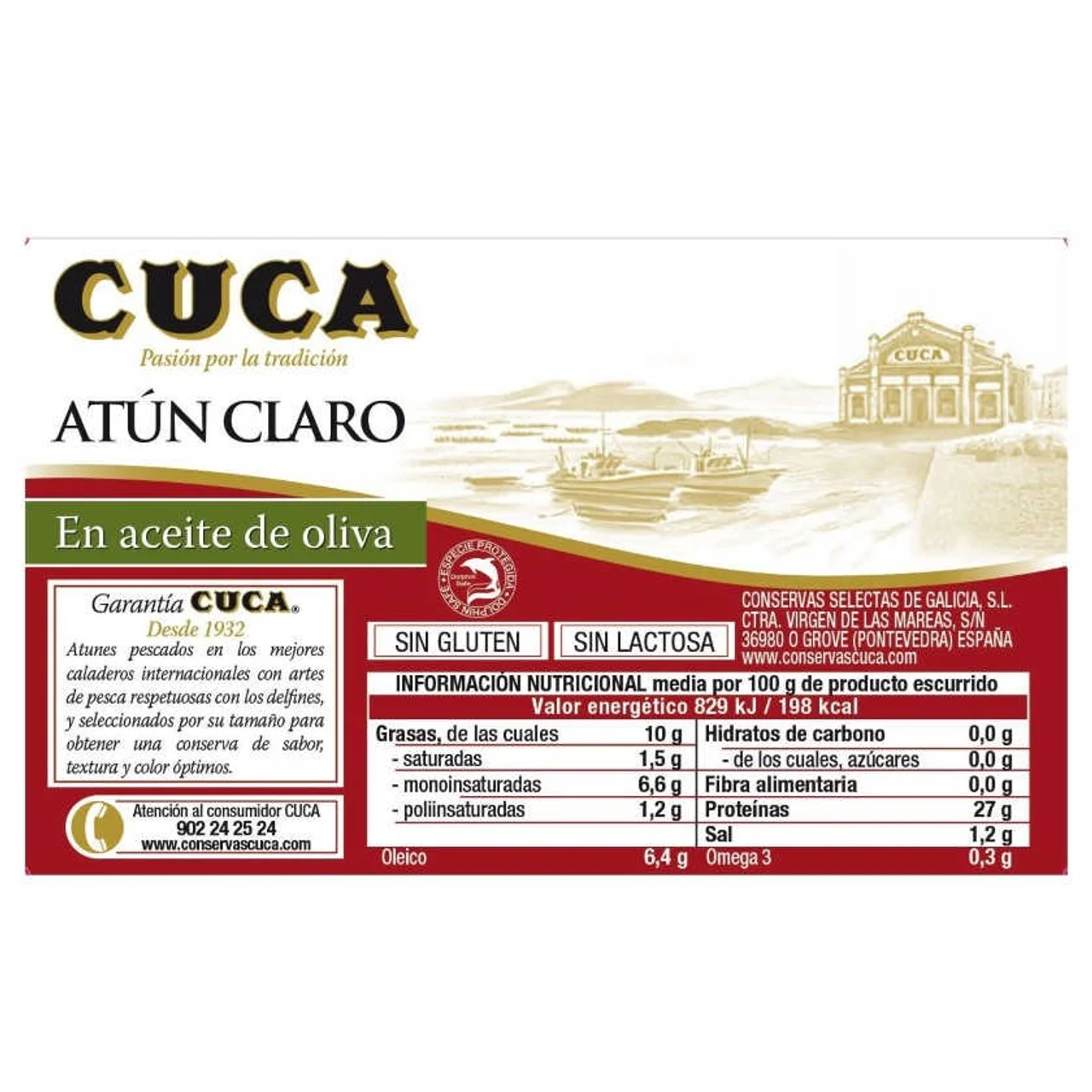 Atún claro en aceite de oliva