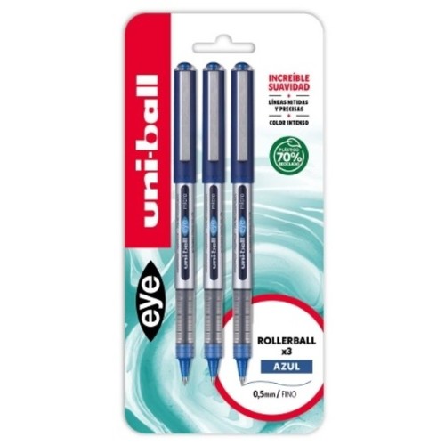 UNI Bolígraf gel blau eco