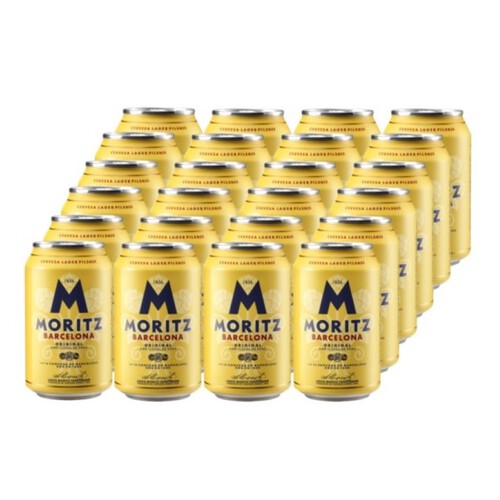 MORITZ Cervesa 24x33 cl en llauna