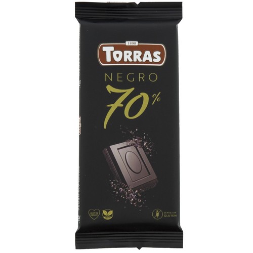 TORRAS Xocolata negra 70% Km0