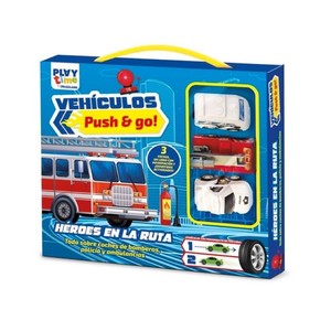 Imagen de IMAGILAND Joc educatiu amb 3 vehicles d'emergència Push&Go