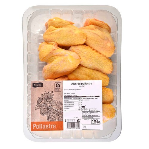 BONPREU Ales de pollastre