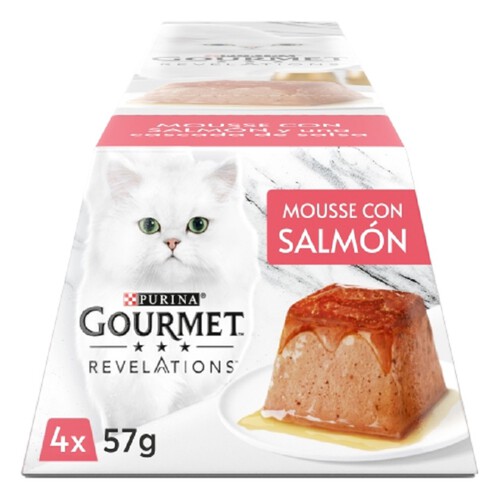 GOURMET REVELATIONS Menjar en mousse de salmó per a gat adult